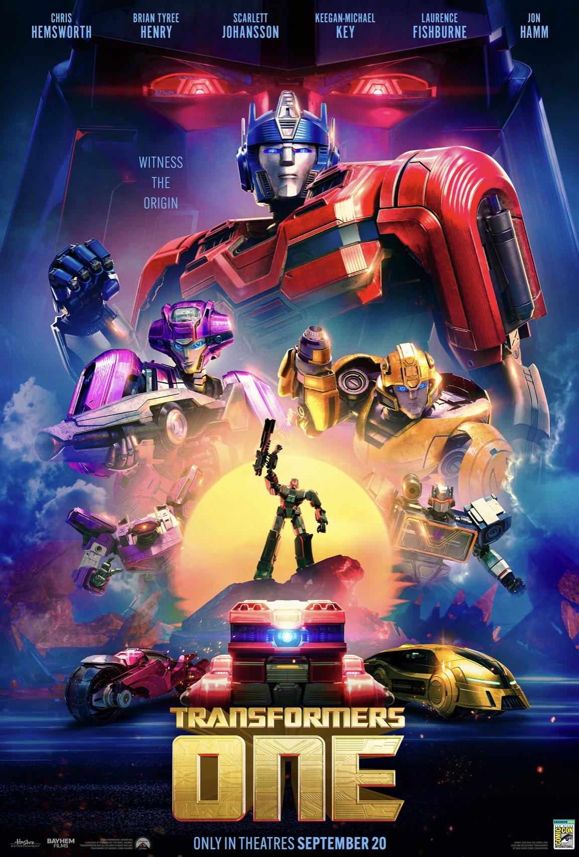 Transformers One ทรานส์ฟอร์เมอร์ส 1